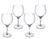 Set 4 pahare vin rosu Villeroy & Boch Maxima Burgundy 225mm