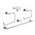 Set 5 accesorii baie Grohe Essentials Cube Master 5-in-1  crom