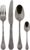 Set tacamuri Sambonet Taormina Solid Handle  24 piese  negru