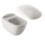 Set vas wc suspendat Geberit Citterio Rimfree 56cm  KeraTect si capac cu inchidere lenta  alb