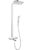 Showerpipe Hansgrohe Raindance Select E 360 cu baterie cada Ecostat Select  finisaj alb/crom