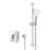 Sistem de dus incastrat Grohe Cubeo Tempesta 110 cu bara necesita corp ingropat crom