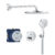 Sistem de dus incastrat Grohe Essence Rainshower Mono 310 cu 2 consumatori  crom
