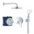 Sistem de dus incastrat Grohe Eurosmart Cosmopolitan cu set de dus Perfect Tempesta 210  crom