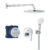 Sistem de dus incastrat Grohe Eurosmart Tempesta 250 cu 2 consumatori crom