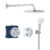 Sistem de dus incastrat Grohe Grohtherm Tempesta 250 crom