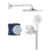 Sistem de dus incastrat Grohe Precision SmartControl Vitalio Rain Mono 310  crom