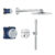 Sistem de dus incastrat Grohe Precision SmartControl Vitalio SmartActive 310  crom