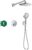 Sistem de dus incastrat termostatat Hansgrohe Raindance S 240 ShowerSelect S cu 2 consumatori crom